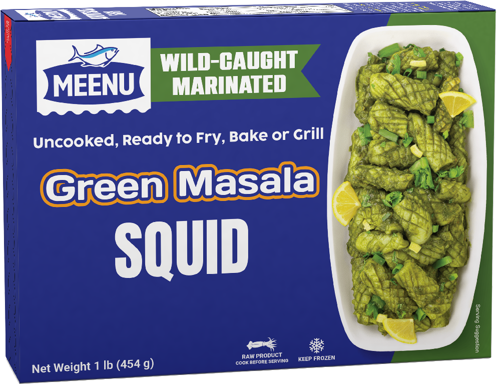 Green Masala Squid